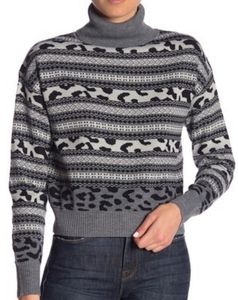John + Jenn Fair Isle Turtleneck